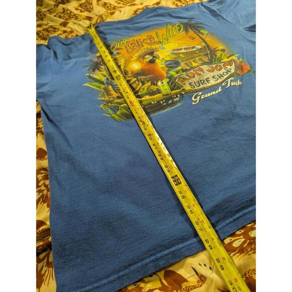 Vintage Y2K Ron Jon Surf Shop Grand Turk Goin' Tiki Wild Travel L Tee tropical - Picture 8 of 8